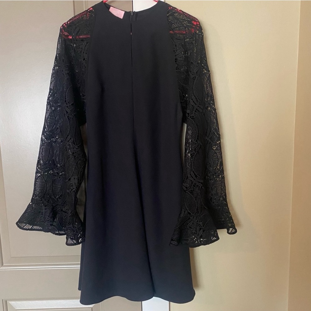 Giamba Black Lace Mini Dress IT 42 or US 6